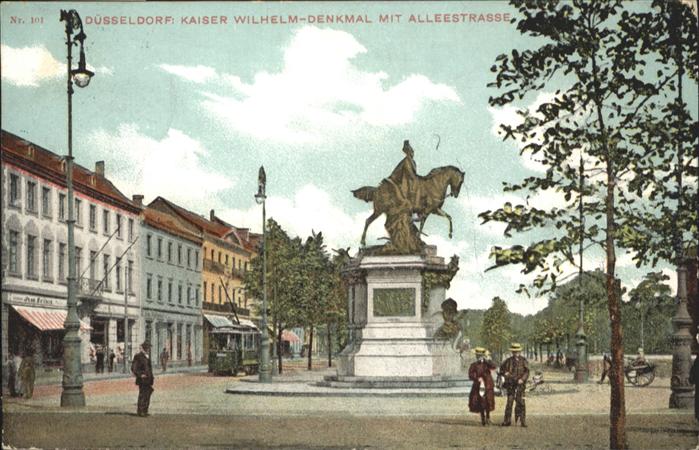 DuessELDORF CITY Kaiser Wilhelm Denkmal Alleestrasse