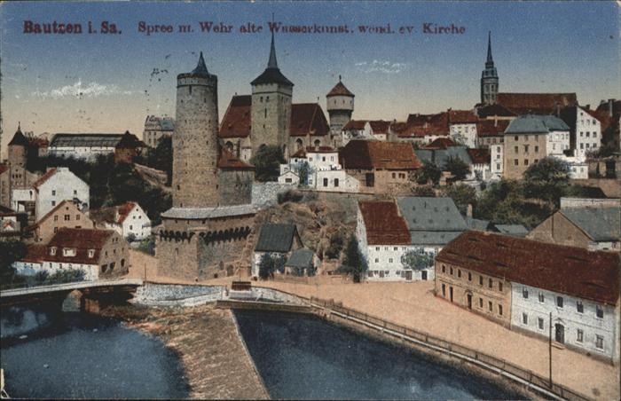Bautzen Sachsen Spree Kirche