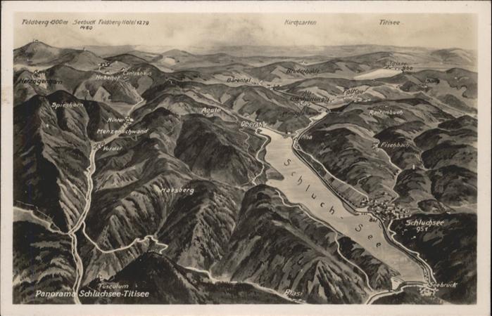 Schluchsee Fliegeraufnahme