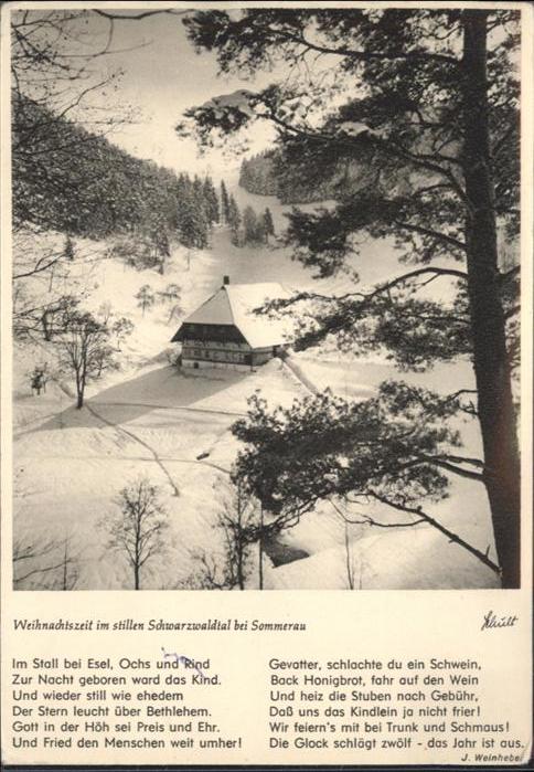 Sommerau Bayern Weihnachtszeit