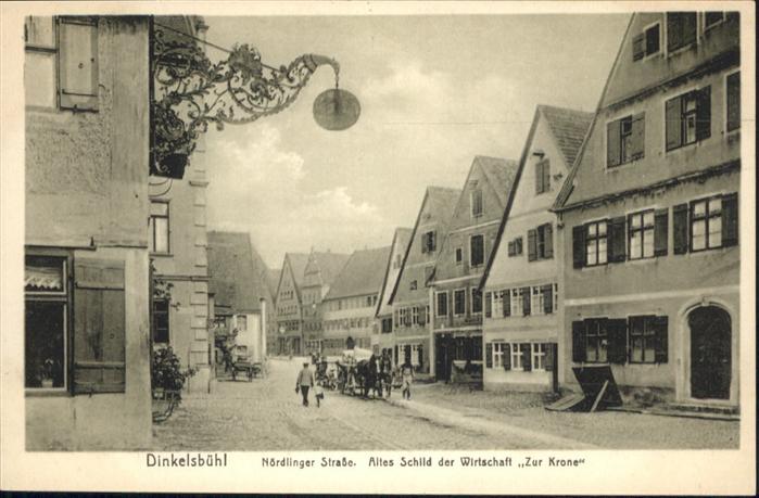Dinkelsbuehl Nördlingerstrasse Wirtschaft Krone Kuts
