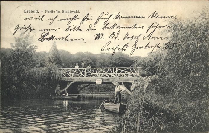 Krefeld Brücke Boot