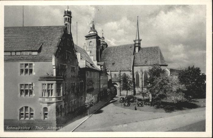 Schmalkalden Thueringen Altmarkt