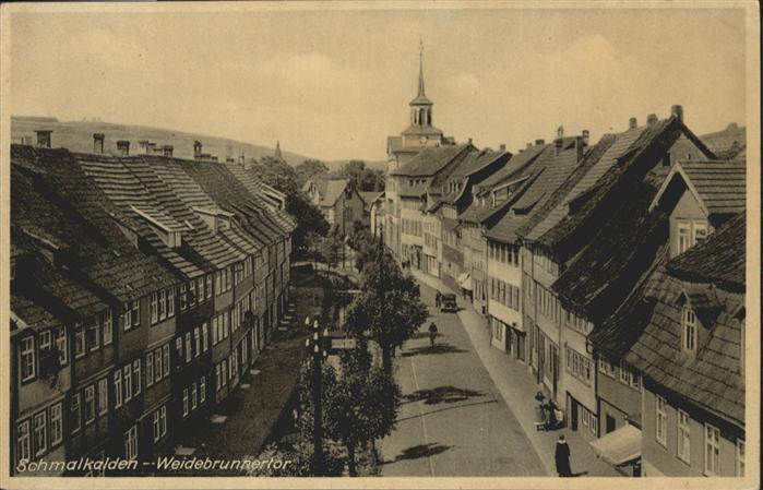 Schmalkalden Thueringen Weidebrunnertor