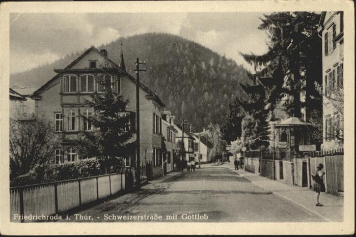Friedrichroda Schweizerstrasse Gottlob