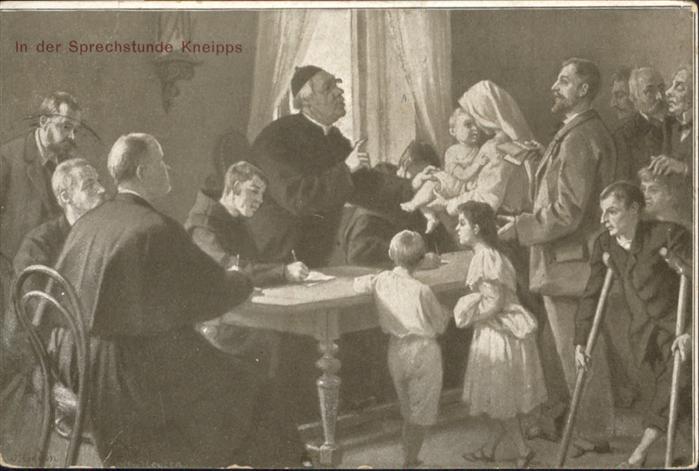 Bad Woerishofen [Handschriftlich] Sprechstunde Kneipps