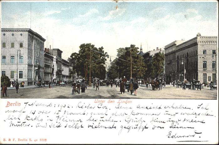 Berlin Unter den Linden Kutsche