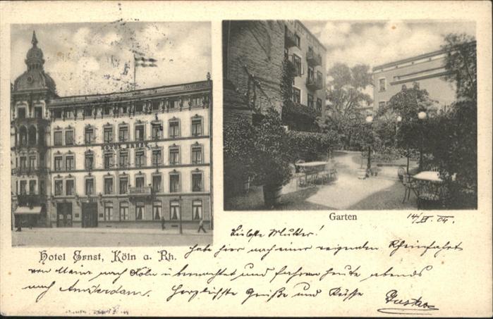 Koeln Rhein Hotel Ernst