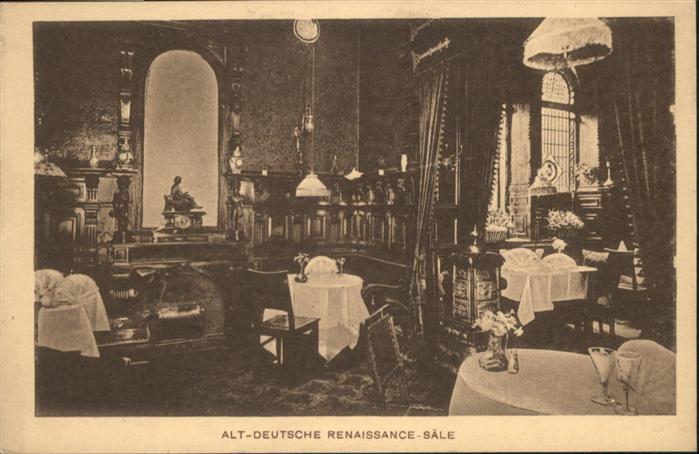 Koeln Rhein Wein Restaurant Alt Deutsche Renaissanc