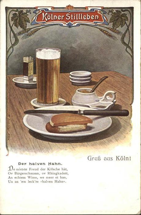Koeln Rhein Der halven Hahn