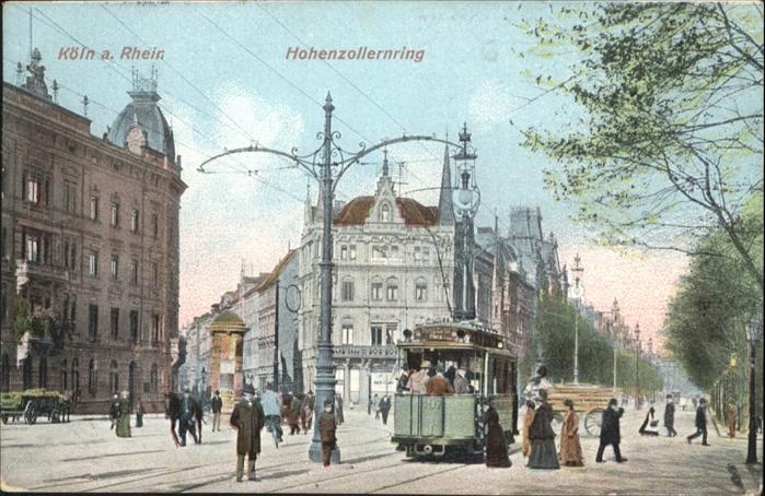Koeln Rhein Hohenzollernring Strassenbahn