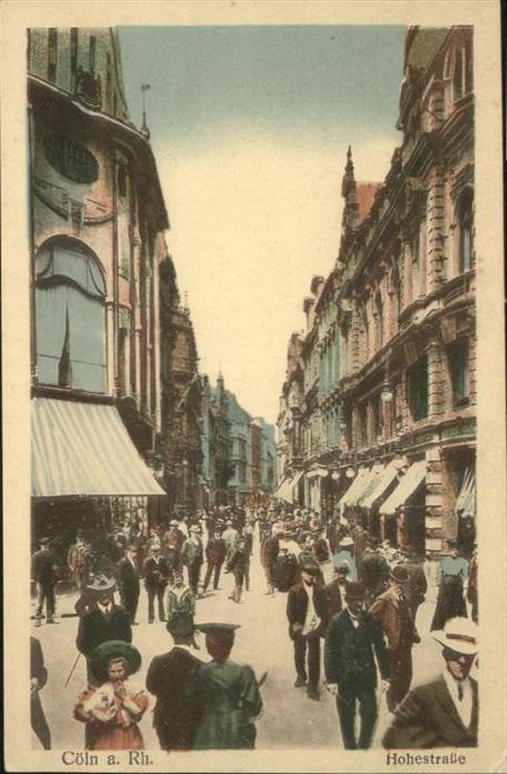 Koeln Rhein Hohestrasse
