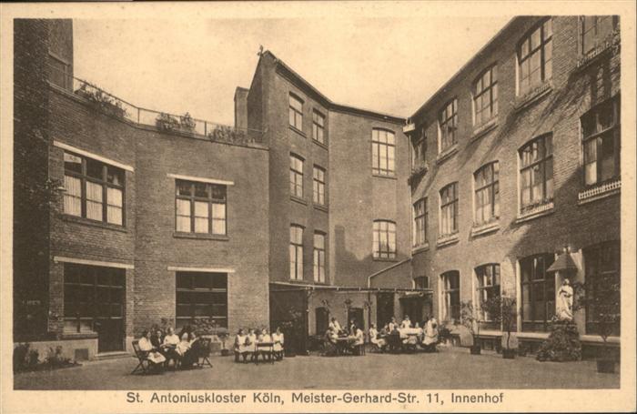 Koeln Rhein St Antoniuskloster Innenhof