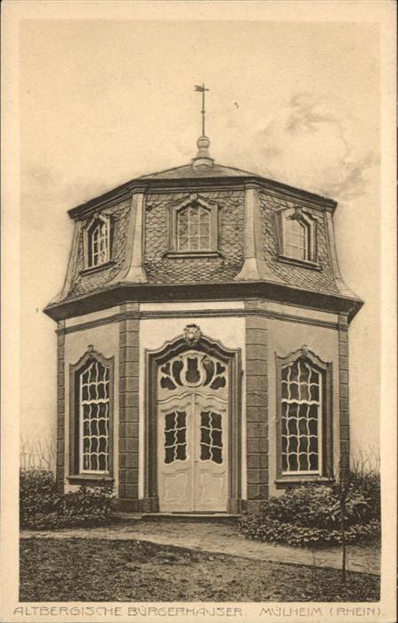 Muelheim Koeln Altbergische Bürgerhäuser