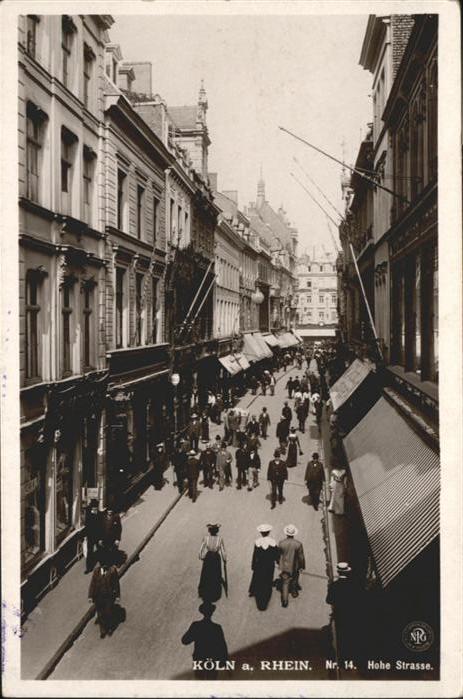 Koeln Rhein Hohestrasse