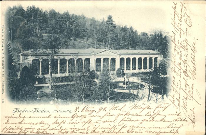BADEN-BADEN BW Trinkhalle