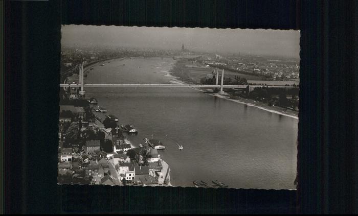 Koeln Rhein Roderkirchen Fliegeraufnahme