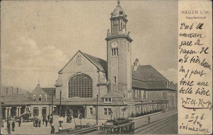 Hagen Westfalen Hauptbahnhof Strassenbahn