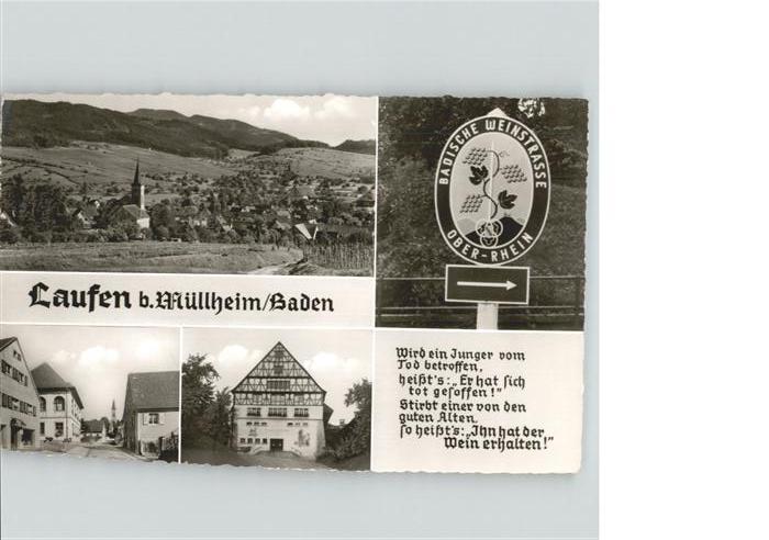 Laufen Sulzburg Badische Weinstrasse