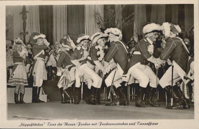 Koeln Rhein Stippeföttchen Tanz der Blauen Funken