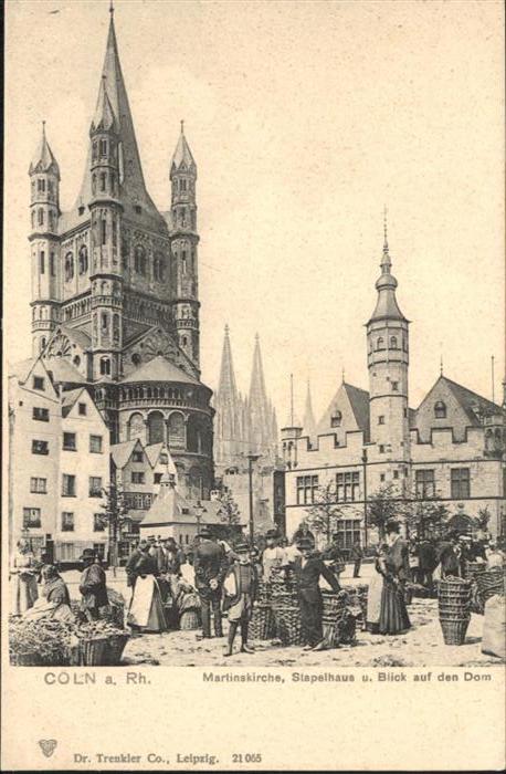 Koeln Rhein Martins Kirche  Dom
