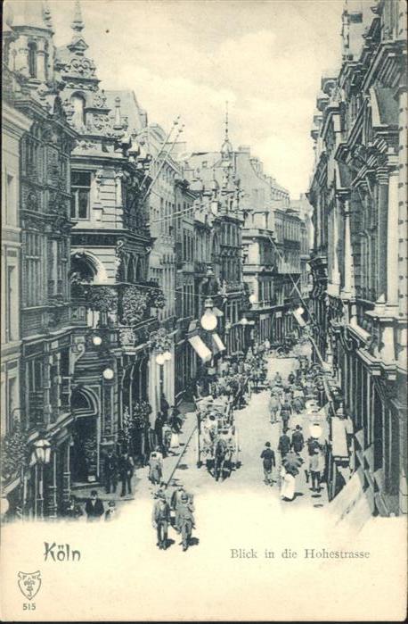 Koeln Rhein Hohestrasse