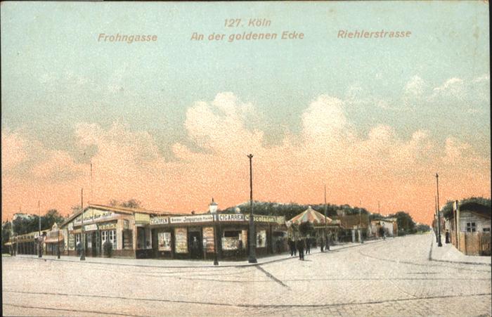 Koeln Rhein Riehlerstrasse Frohngasse