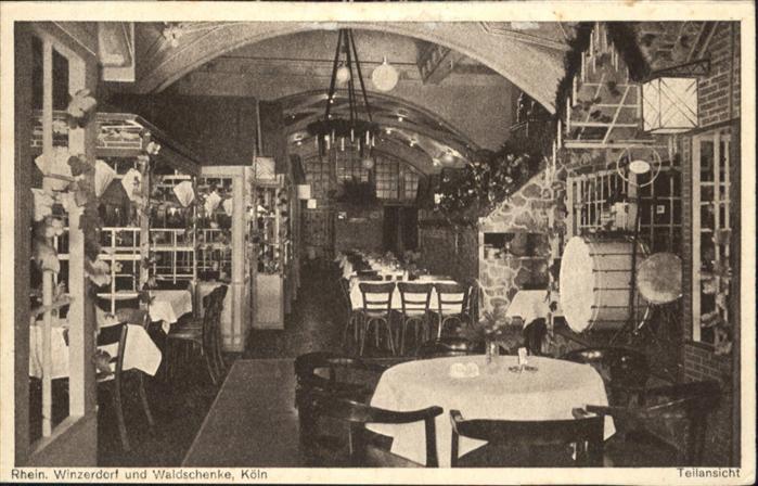 Koeln Rhein Waldschenke