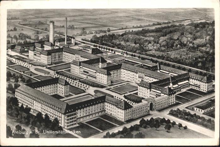 Freiburg Breisgau Klinik Fliegeraufnahme
