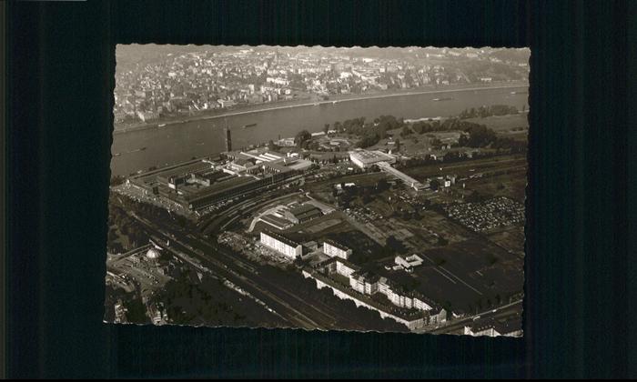 Koeln Rhein Fliegeraufnahme