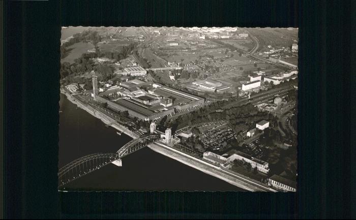 Koeln Rhein Fliegeraufnahme