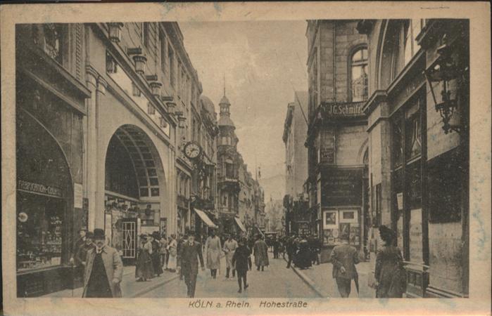 Koeln Rhein Hohestrasse