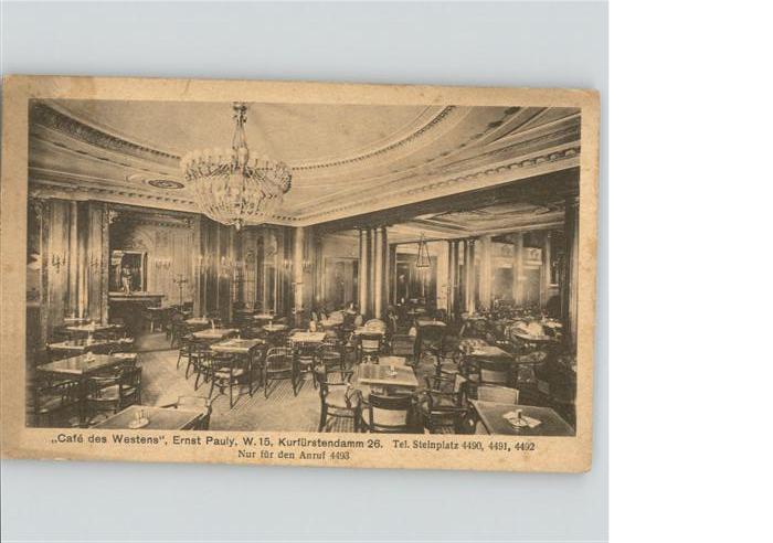 Berlin Cafe des Wstens