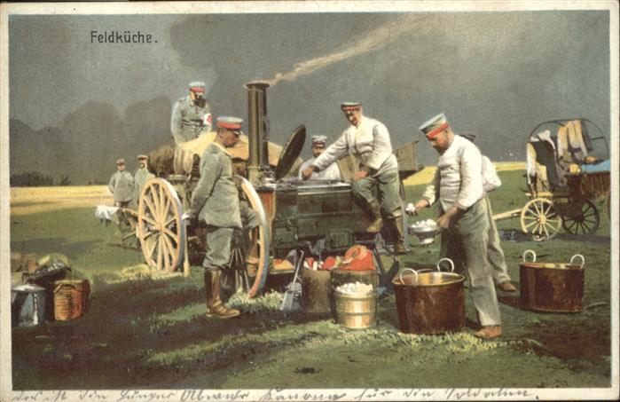 Militaria Feldkueche Field Kitchen Cuisn Soldatenleben