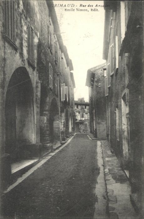 Grimaud Rue des Arcades