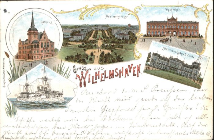 Wilhelmshaven Rathaus Adalbertstrasse Werftthor