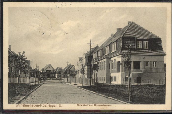 Wilhelmshaven Villenkolonie Rosenstrasse