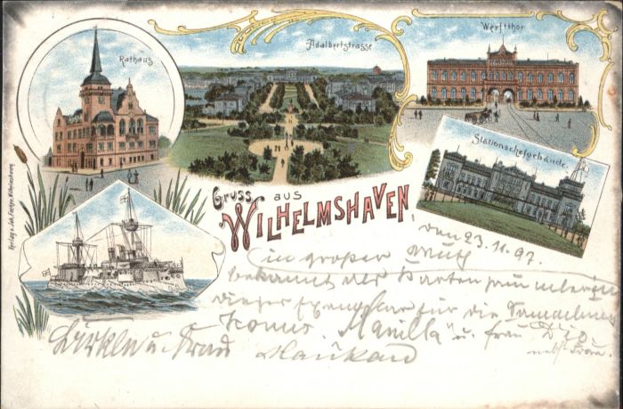 Wilhelmshaven Rathaus Adalbertstrasse Werfttor
