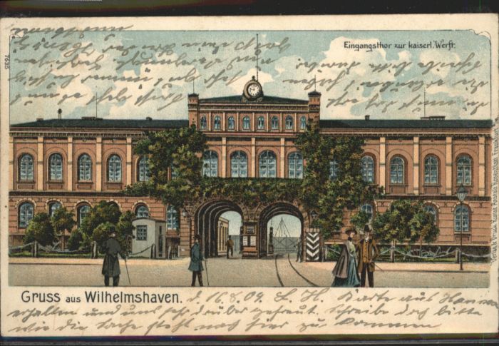 Wilhelmshaven Eingang Kaiserlichen Werft