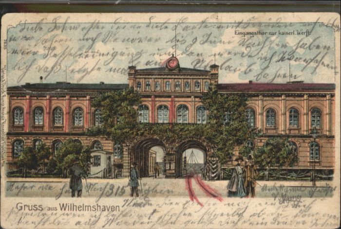 Wilhelmshaven Eingang Kaiserlichen Werft