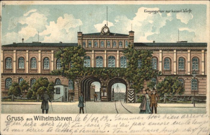 Wilhelmshaven Eingang Kaiserlichen Werft