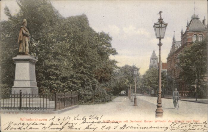 Wilhelmshaven Königstrasse Denkmal Kaiser Wilhelm