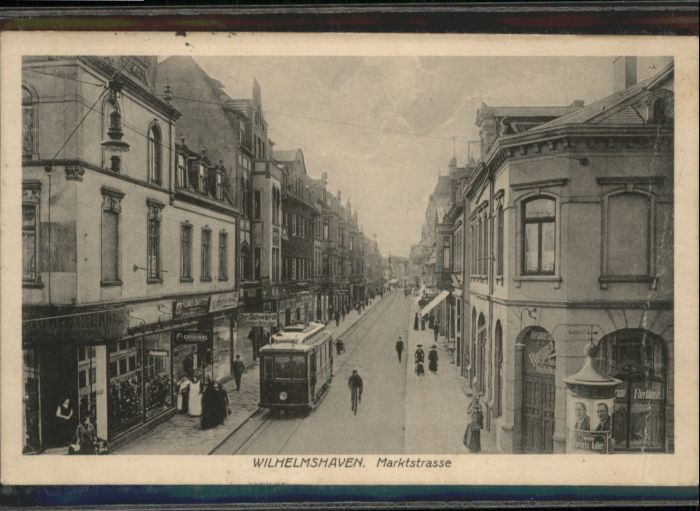 Wilhelmshaven Marktstrasse Strassenbahn