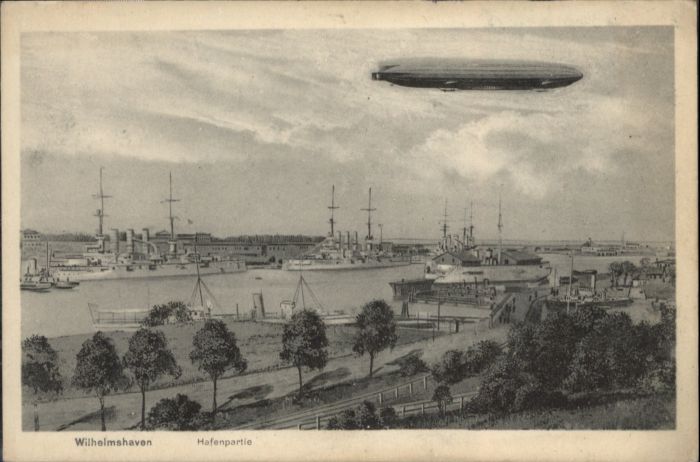 Wilhelmshaven Hafen Luftschiff