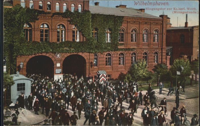 Wilhelmshaven Eingang Kaiserlichen Werft