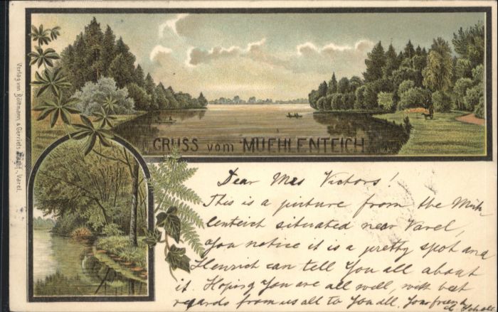 Varel Jadebusen [Stempelabschlag] Mühlenteich