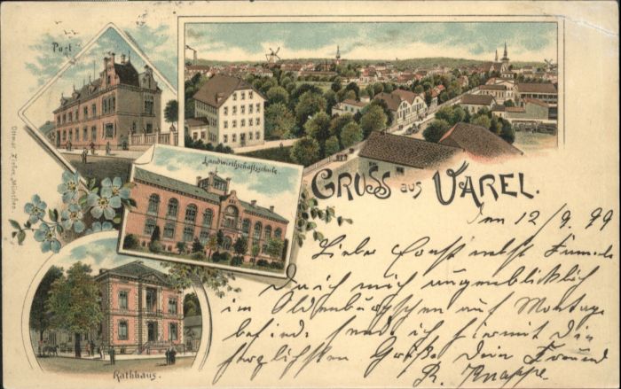 Varel Jadebusen Posr Rathaus Landwirtschaftliche Schule