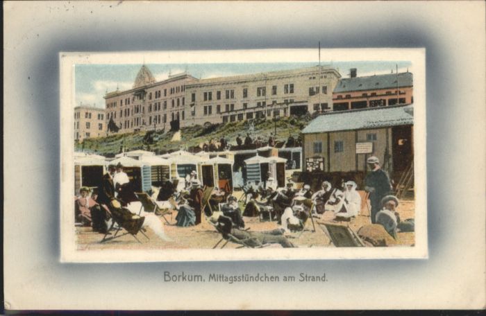 BORKUM Nordseebad Niedersachsen Strand