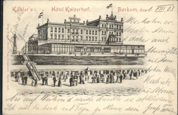 Borkum Hotel Kaiserhof
