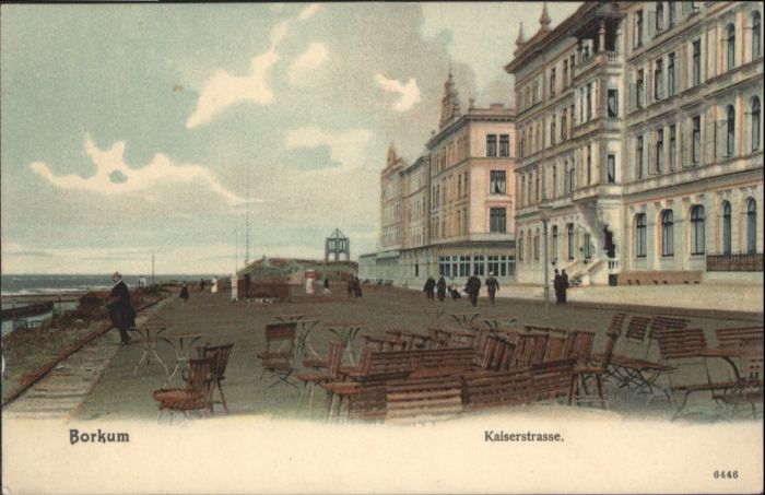 BORKUM Nordseebad Niedersachsen Kaiserstrasse